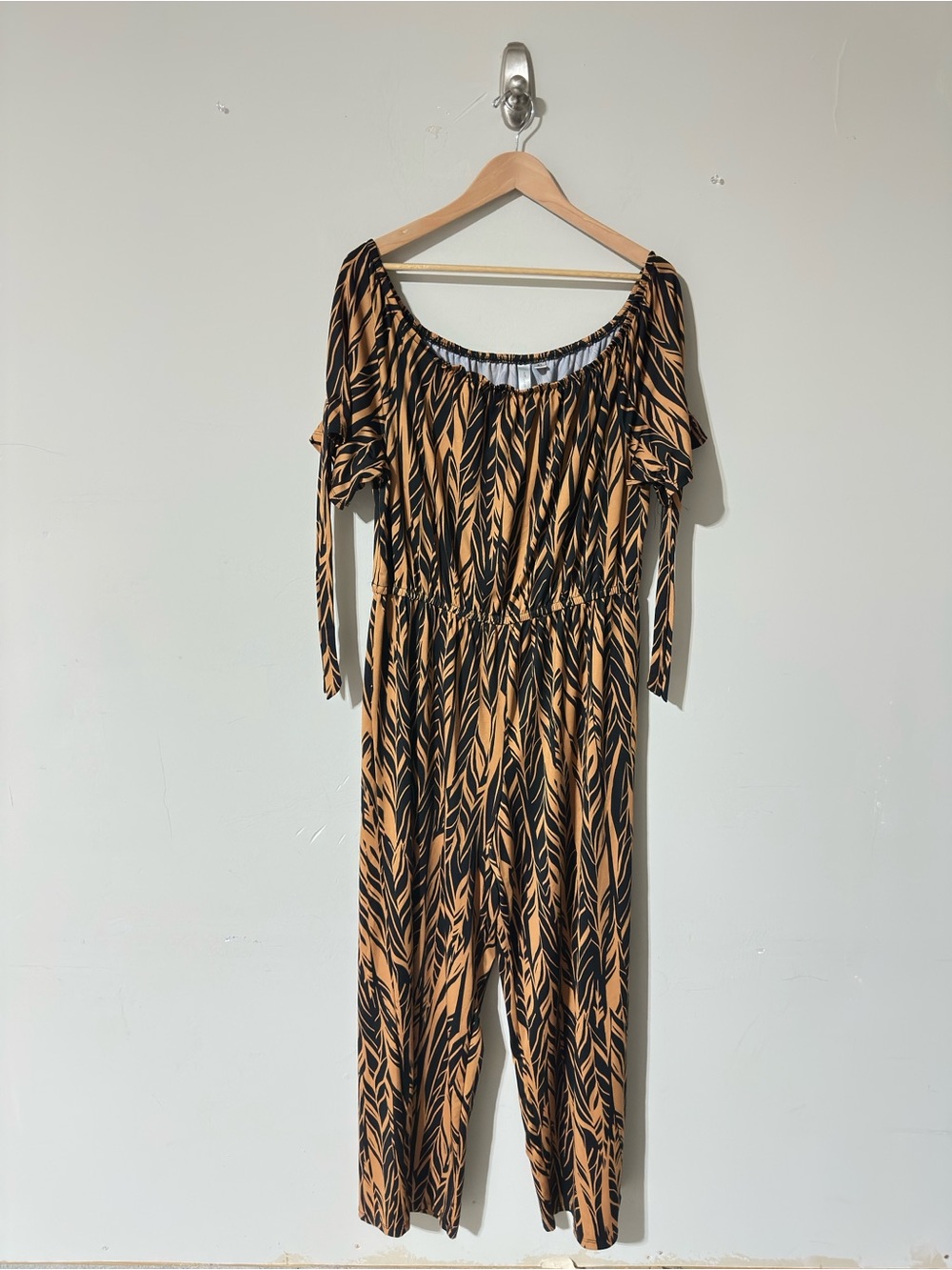 Tacera Women’s Printed Jumpsuit XL
